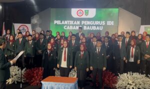 Pelantikan pengurus IDI Kota Baubau periode 2025-2028