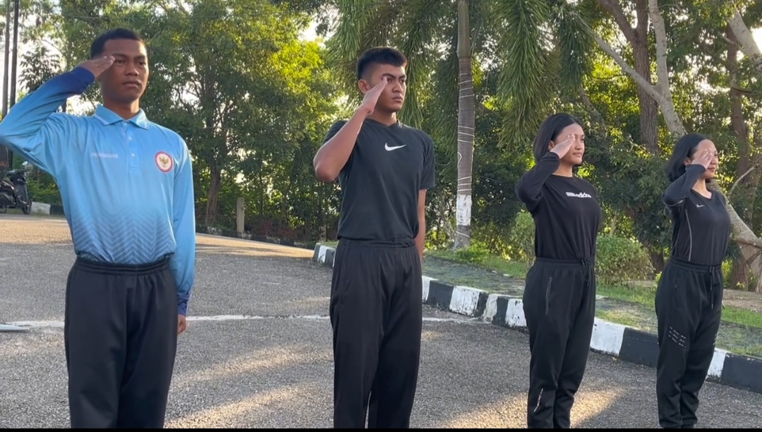 Baubau, La Ode Reyhan disiplin berlatih bersama ketiga rekannya 