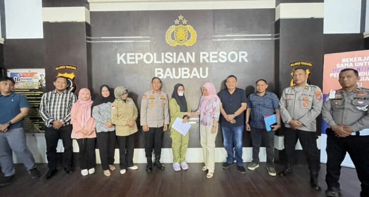 Baubau, Polres Baubau mendamaikan kasus rapor melalui restorative justice