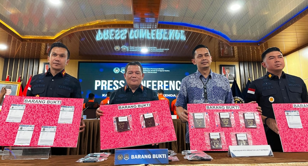 Kendari, Imigrasi Gagalkan Penyelundupan Warga Tiongkok ke Australia