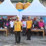 Kapolres AKBP Ali Rais Ndraha membuka kegiatan olahraga Hari Bhayangkara ke-80 Polres Buton