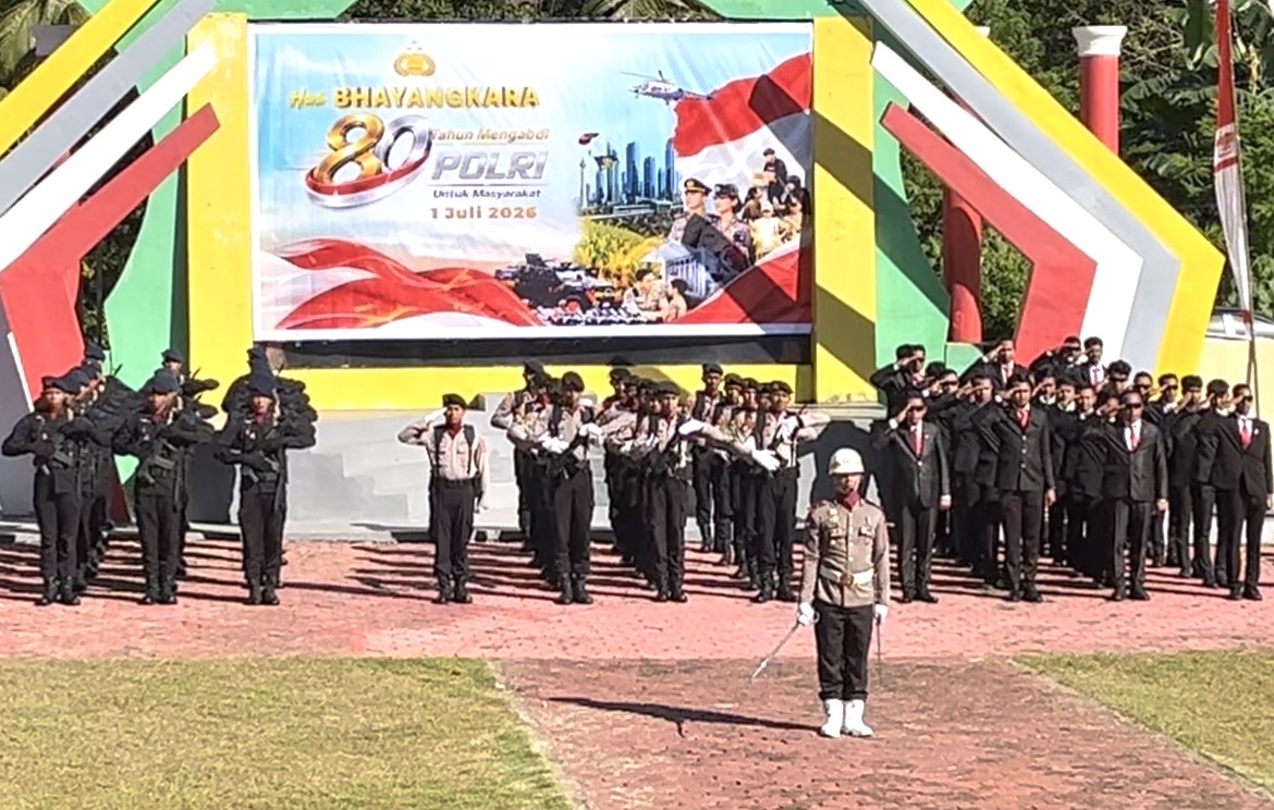 Buton, Upacara Hari Bhayangkara ke-80