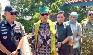 Menteri Kebudayaan, Fadli Zon menyatakan kekagumannya pada Benteng Keraton Buton di Baubau