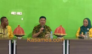Senator MZ Amirul Tamim merespon dan berkomitmen mengawal aspirasi guru guru SMKN 2 Baubau