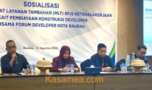 BPJS Ketenagakerjaan Sosialisasikan MLT Konstruksi bagi Developer Baubau